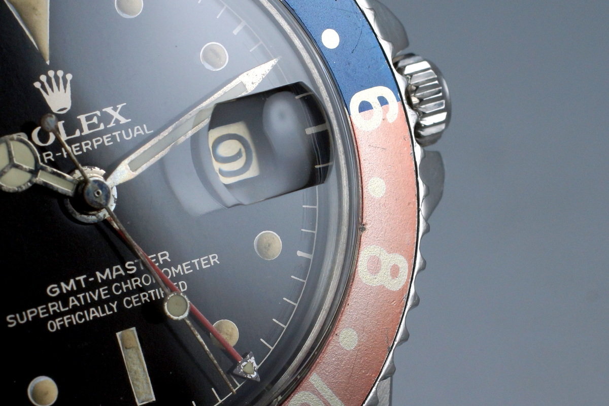 ROLEX GMT MASTER REF 1675 GILT CHAPTER RING CORNINO FROM