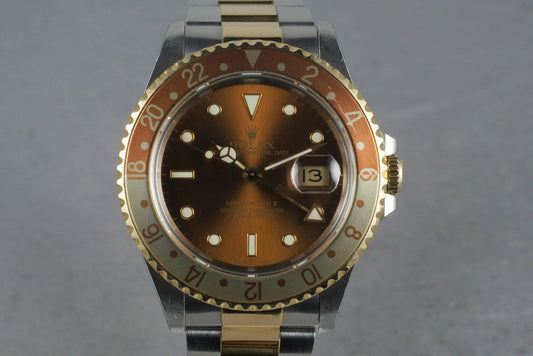 1991 Rolex 18K/SS Root Beer GMT-Master II 16713