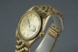 1972 Rolex Uncommon Datejust 1611 18K with bracelet with Fat Boy Dial