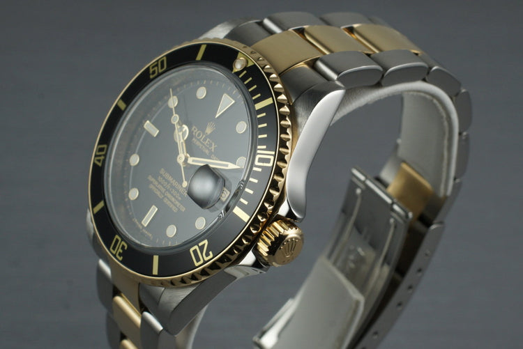 2007 Rolex Two Tone Submariner 16613LN with Box and Papers