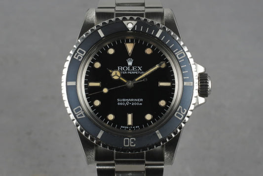 1984 Rolex Spider Dial Submariner 5513