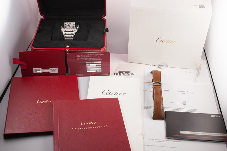 2018 Cartier Santos WSSA0010 with Box and Papers