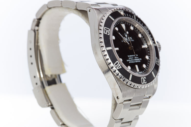 2011 Rolex 14060M Submariner with Service & Warranty Cards