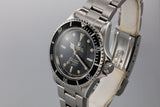 1962 Rolex Submariner 5512 Pointed Crown Guard Case with Gilt Exclamation Dial