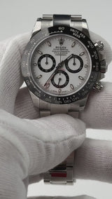 2022 Rolex Daytona 116500LN White Dial Stickers Box, Card, Booklet Chrono Tag