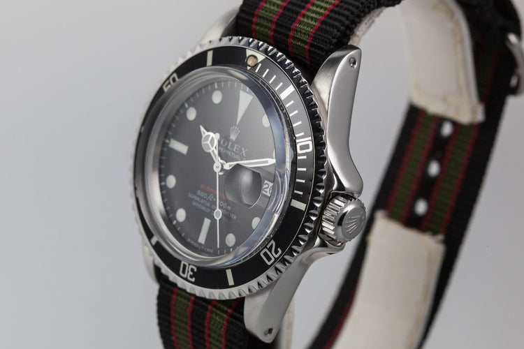 1972 Rolex Red Submariner 1680 Mark IV Dial