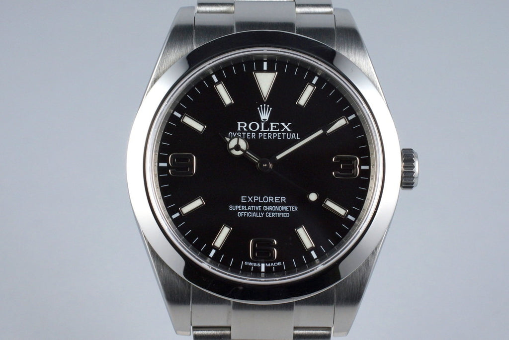 2010 Rolex Explorer 214270 with Box and Papers