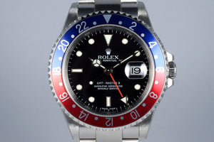 2007 Rolex GMT II 16710 Pepsi with 3186 Movement