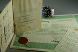 1969 Rolex GMT 1675 Mark 1 with Double Punched Papers