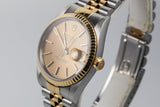 1993 Rolex Two Tone DateJust 16233 Gold Dial