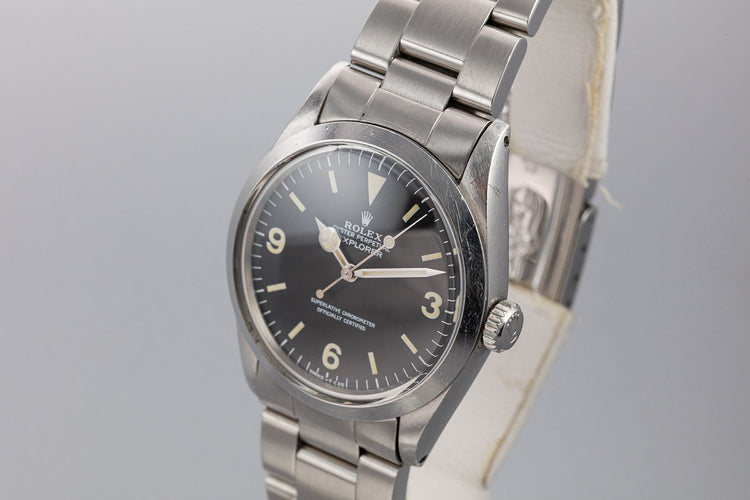 1987 Rolex Explorer 1016 Matte Dial with Box and Papers