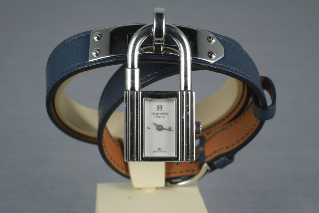 Hermes Kelly Lock Watch with Guarantee Papers