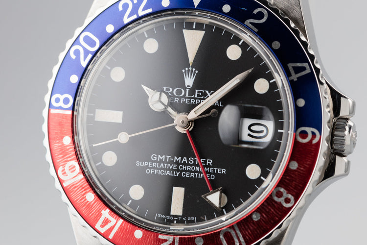 1985 Rolex GMT-Master 16750 with "Pepsi" Bezel Insert