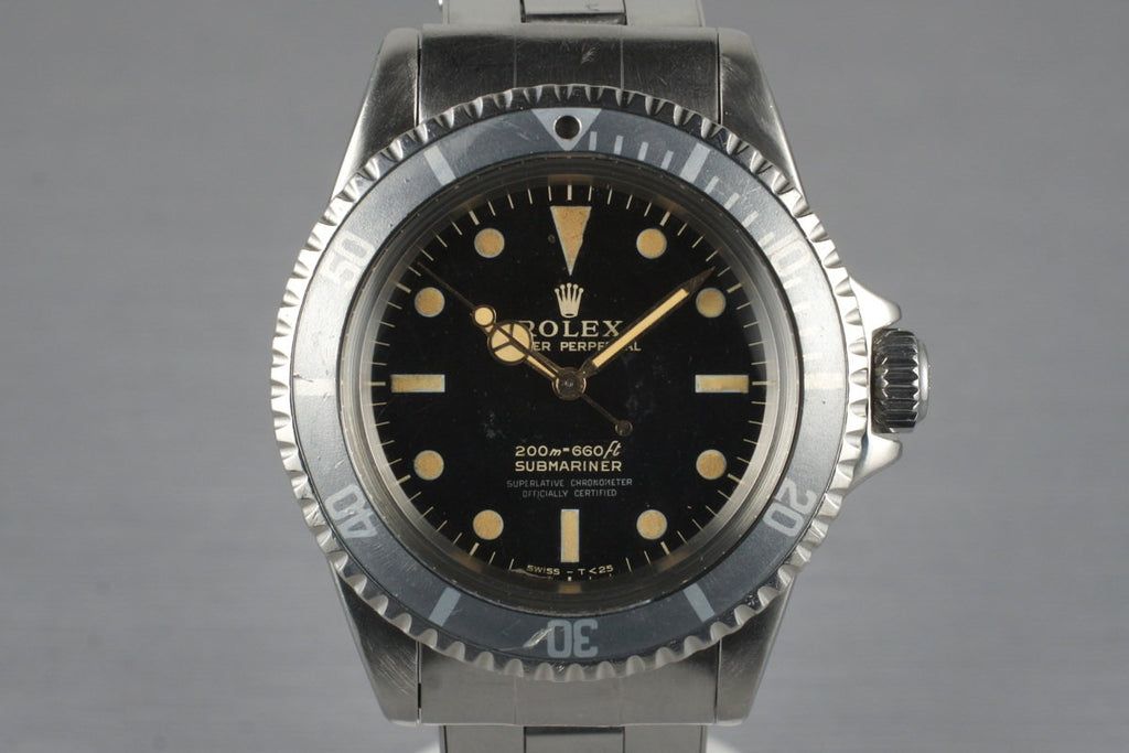 1964 Rolex Submariner 5512 with Glossy Gilt 4 Line Dial