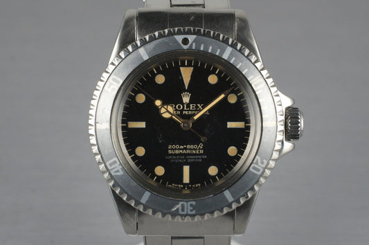 1964 Rolex Submariner 5512 with Glossy Gilt 4 Line Dial
