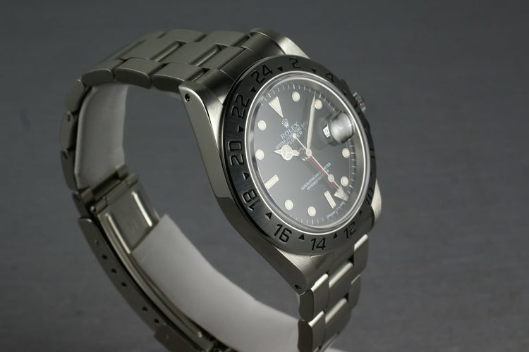 Rolex Explorer II Ref: 16570 Black Dial with Service Papers