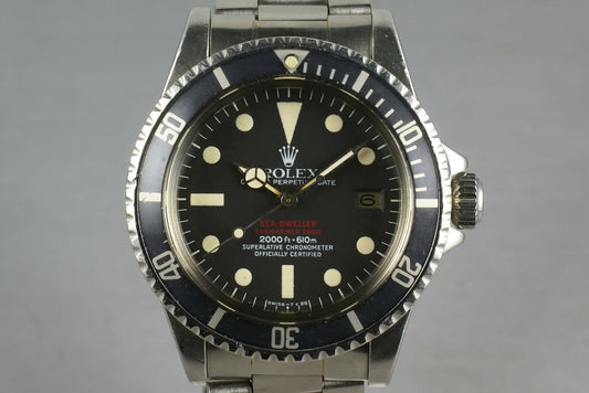 Rolex Double Red Sea Dweller 1665 with Beautiful Mark 4 dial