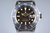 1969 Rolex Red Submariner 1680 Tropical Mark II Meters First Dial