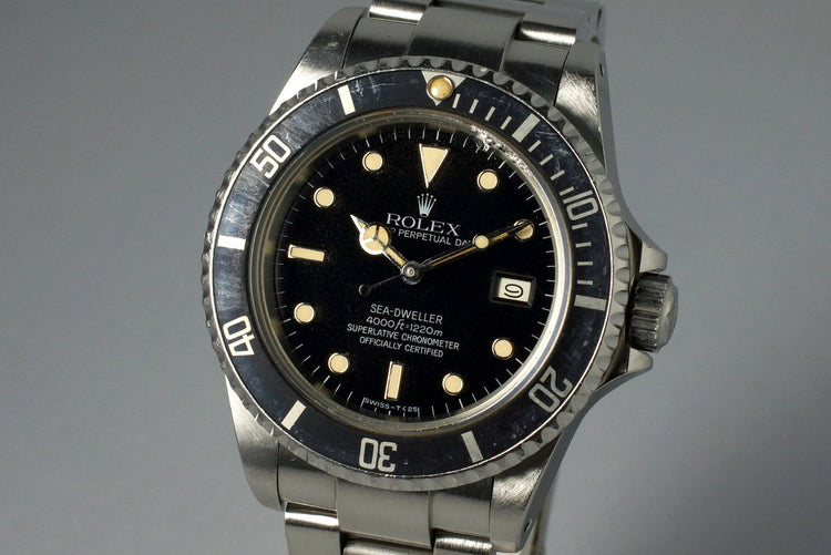 1984 Rolex Sea Dweller 16660 with Box and Papers