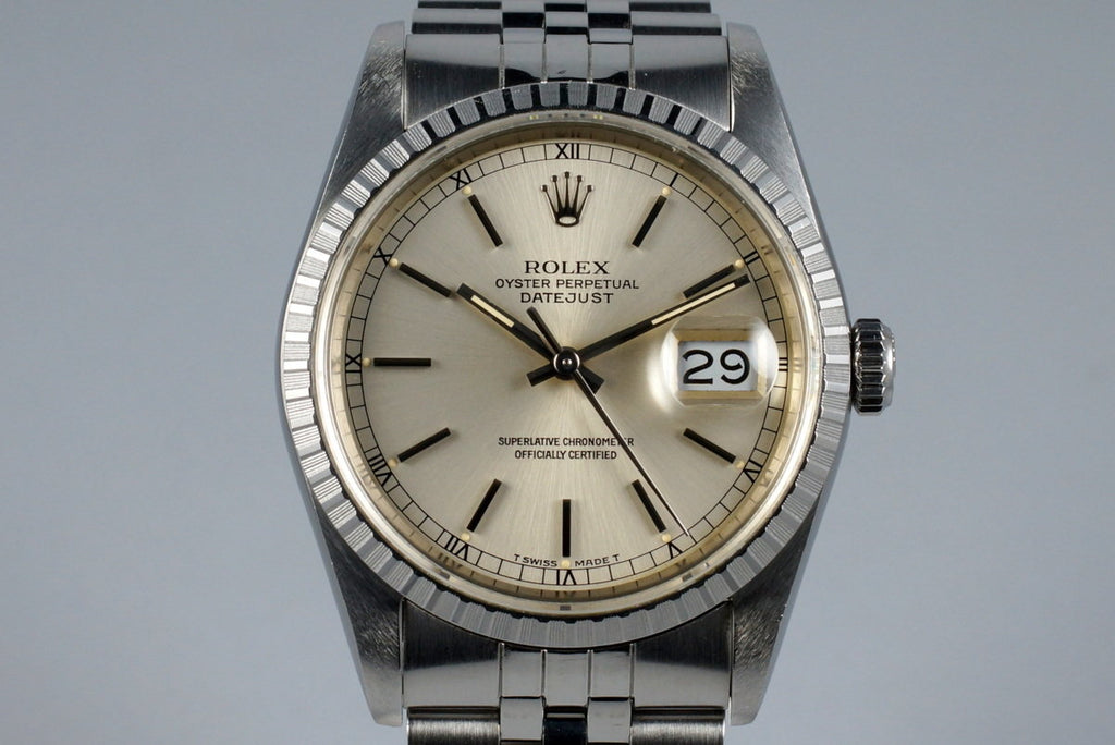 1988 Rolex DateJust 16220 with Box and Japanese Papers