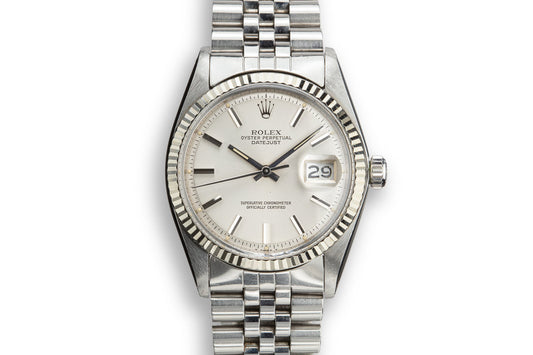 1975 Rolex DateJust 1601 Silver Dial