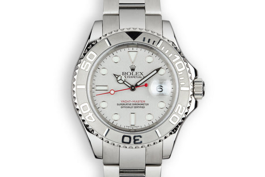 2003 Rolex Platinum Yacht-Master 16622 with Box and Papers