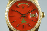 1987 YG Day-Date 18038 with Red Stella Oman Dial