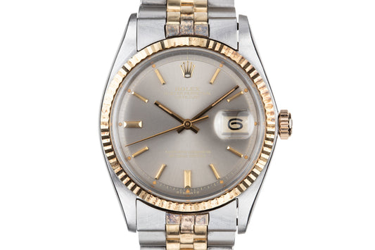 1972 Rolex Two-Tone DateJust 1601 Grey Sigma Dial