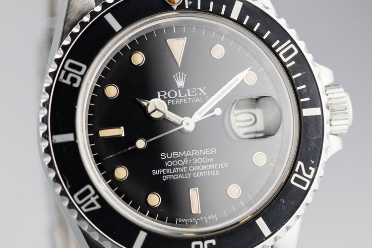1986 Rolex Submariner 16800