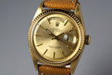 1972 Rolex YG Day-Date 1803 Champagne Sigma Dial