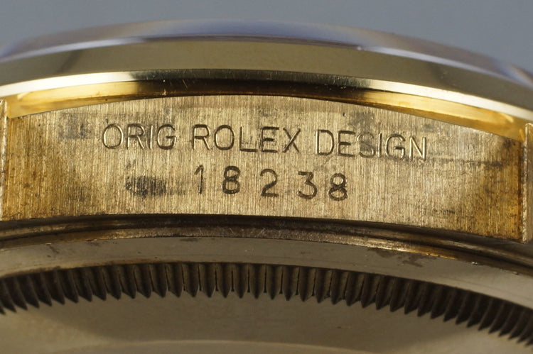 1990 Rolex YG Day-Date 18238