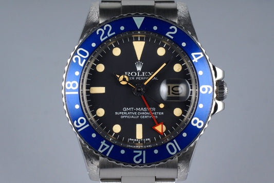 1978 Rolex GMT 1675 with Blueberry Insert