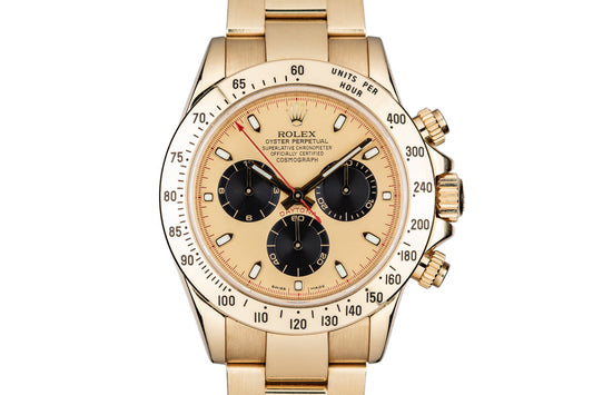 2006 Rolex 18K YG Daytona 116528 with Box and Papers