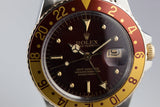 1980 Rolex Two Tone GMT 16753 Root Beer Dial