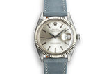 1964 Rolex DateJust 1601 No Lume Silver Dial