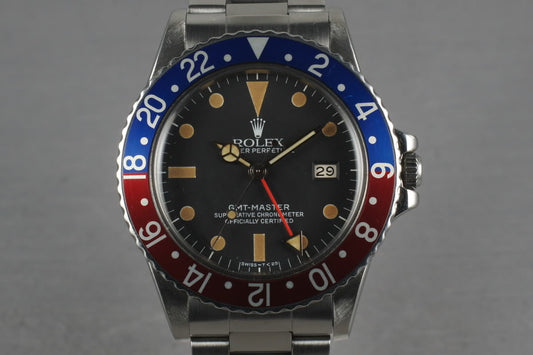 1985 Rolex GMT 16750 with Chocolate Hour Markers
