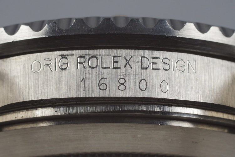 1981 Rolex Submariner 16800 RSC Papers
