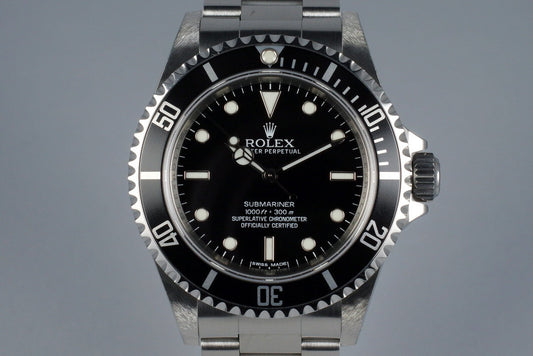 2010 Rolex Submariner 14060M with 4 Line Dial