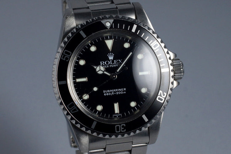 1985 Rolex Submariner 5513 Service Dial