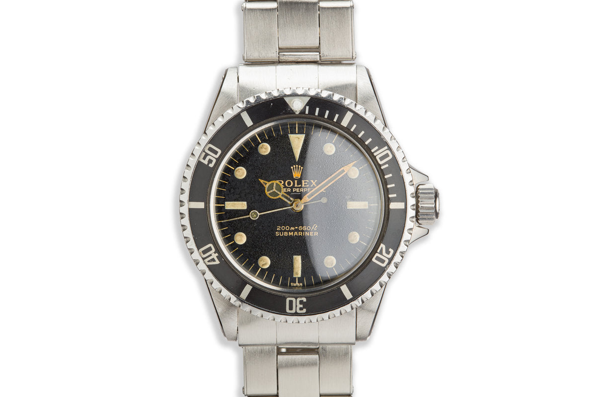 1963 Rolex Submariner 5513 Gilt Underline Dial with PCG