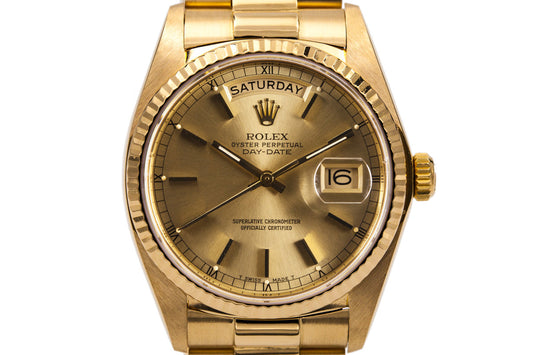 1981 Rolex YG Day Date 18038