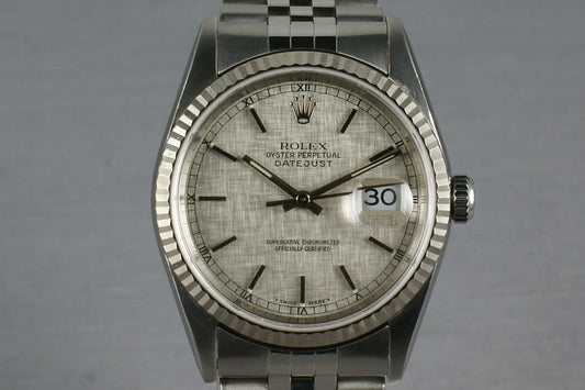 Rolex Stainless Steel Datejust 16220