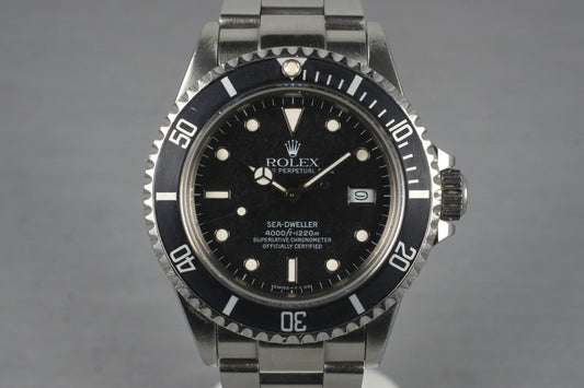 1986 Rolex Sea-Dweller 16660