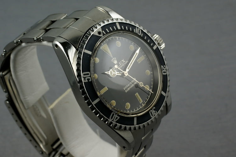 Rolex Submariner 5513 PCG with early chapter ring exclamation dial