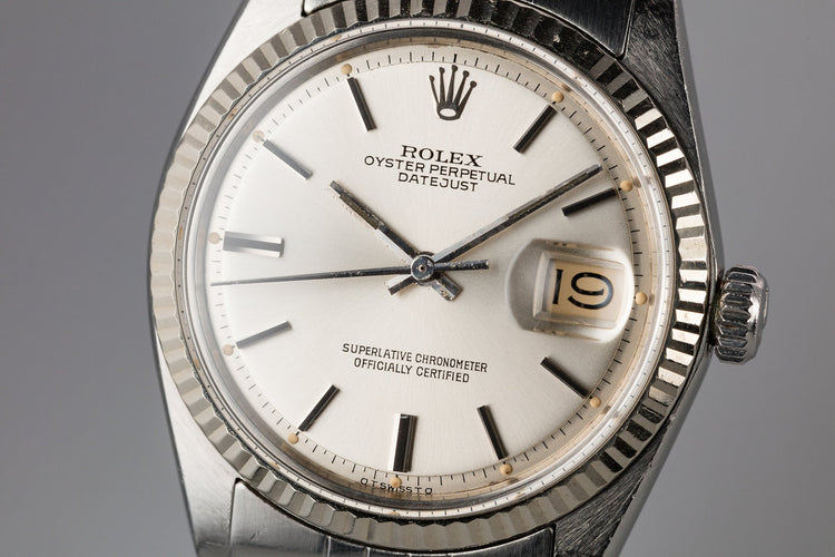 1974 Rolex DateJust 1603 with Silver Sigma Dial