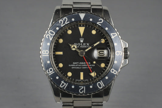 1967 Rolex GMT 1675 Mark I Dial