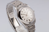 2020 Rolex Oyster Perpetual 116000 Silver Dial Box and Card