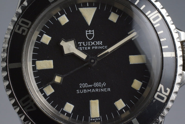 1972 Tudor Submariner 7016/0 Black Snowflake Dial