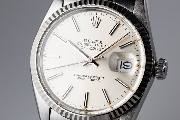 1984 Rolex DateJust 16014 Silver Dial