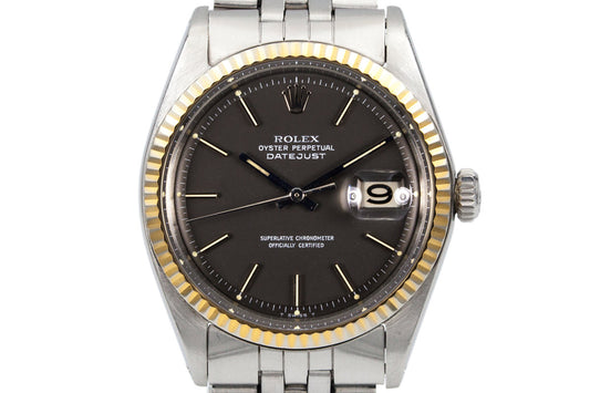 1970 Rolex DateJust 1601 with Matte Gray Dial